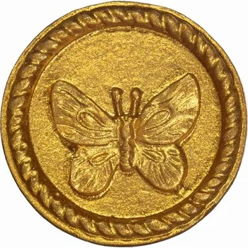 Dveřní kování Úchytka k zásuvce Sass & Belle Butterfly zlatá