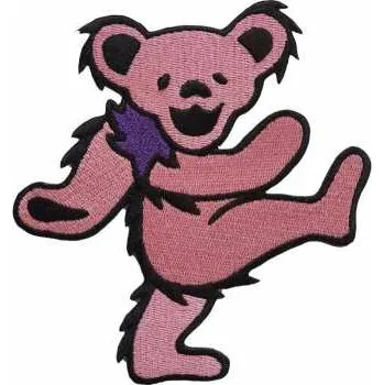 Nášivka Merch The Grateful Dead: Nášivka Pink Dancing Bear