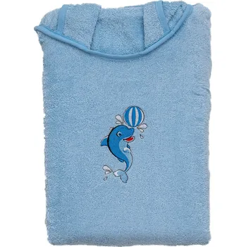 EVEI Pončo s kapucí pro děti Delfín