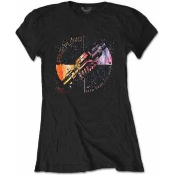 Pánské tričko Merch Pink Floyd: Dámské Tričko Machine Greeting Orange L 2022