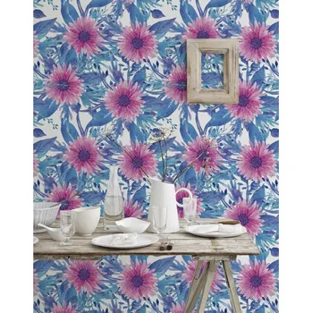 Tapeta Coloray Fototapeta Jemné chladné květiny Samolepící Fototapeta Vliesová 250 x 250 cm coloraydecor-f-as-85019305