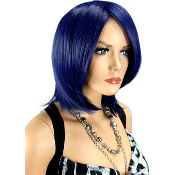 Paruka Dámská paruka krátká, tmavě modrá 111-T4027 (PAR-111-T4027)