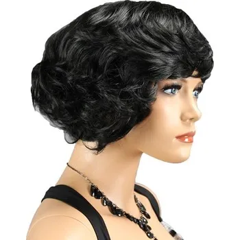 Paruka Elementrix dámská paruka krátká, černá 409 (PAR-409-1)