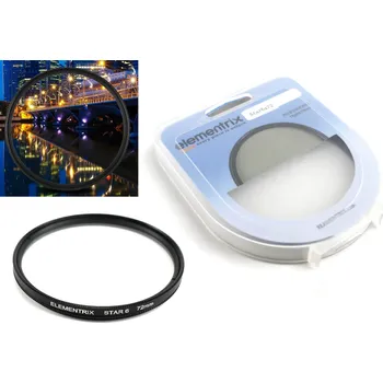 Elementrix Efektový hvězdičkový filtr STAR x6 52mm otočný (Star6x52)