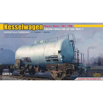 Plastikový model SABRE Kesselwagen Bauart Deuty 1941-1990 1:35