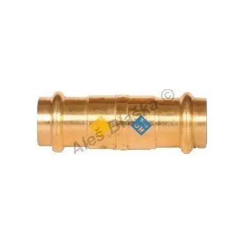 Fitinka FRABO - Itálie | CU měděné hrdlo prodloužené FxF , lisovací, PRESS, na měď trubky - 18mm FP.9271