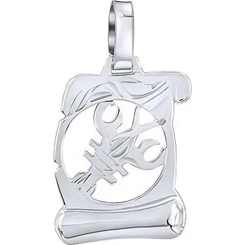 Přívěsek Stříbrný přívěsek znamení zvěrokruhu Rak - pergamen SILVEGOB102630S07