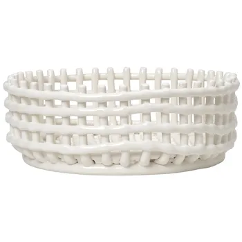 ferm LIVING Ceramic Centerpiece Off White