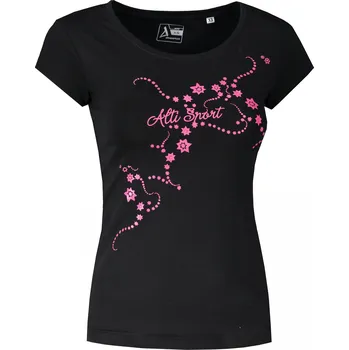 Dámské tričko Dámské triko ALTISPORT CARRYOVER ALW009F61 ČERNÁ M
