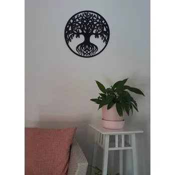 Dřevěný Strom života Světle hnědá lazura