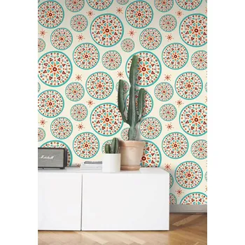 Tapeta Coloray Fototapeta Barevné mandaly Samolepící Fototapeta Vliesová 250 x 250 cm coloraydecor-f-ss-447962401