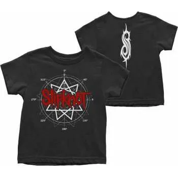 Pánská móda Merch Slipknot: Dětské Toddler Tričko Star Logo Slipknot 3 roky
