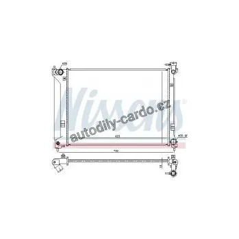 Chladič motoru Chladič motoru NISSENS 675064