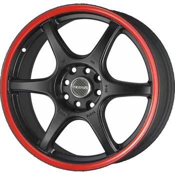 Alu kolo Tenzo-R DC-6 v1 17x7 ET42 5x100/114 Black/Red
