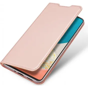 Pouzdro na mobilní telefon DUX DUCIS | Dux Ducis Skin Pro knížkové kožené pouzdro na Samsung Galaxy A73, růžové