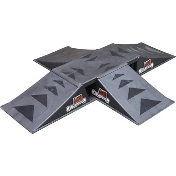 Příslušenství pro koloběžku RAMPAGE Fourway Funbox rampa černá