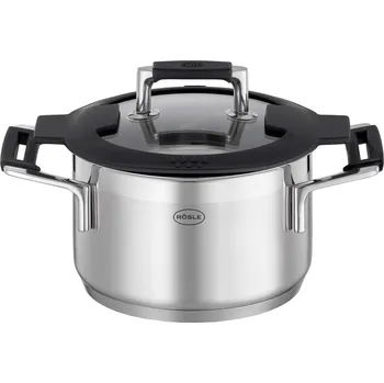 Hrnec Hrnec s poklicí SILENCE PRO 16 cm - RÖSLE (Vysoký hrnec SILENCE PRO 16 cm - RÖSLE)