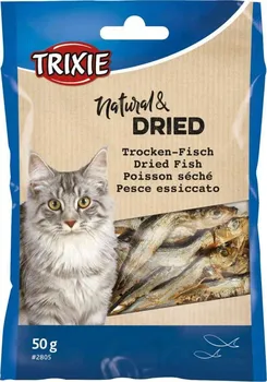 Pamlsek pro kočku Trixie Sušené rybičky 50 g