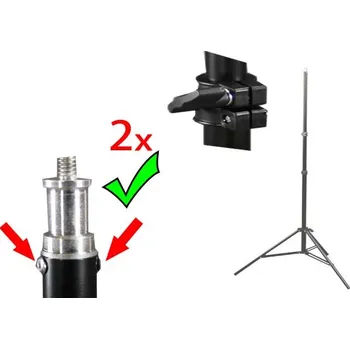 Stativ Stativ W-803 pro stud. světlo-blesk 220cm 22-19-16mm ocel (U803)