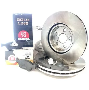 Brzdový komplet Brzdy kotouče a desky přední TOYOTA AVENSIS T25 - KRAFT