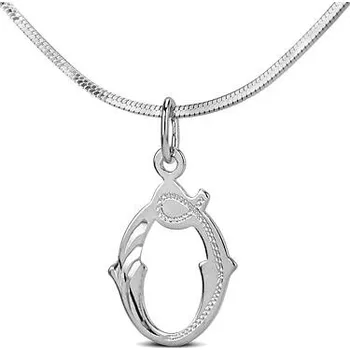 Přívěsek Stříbrný přívěsek písmeno O SILVEGOB10068-O