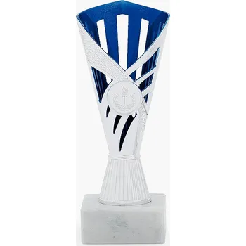 Cinkili Pohár C23017 stříbrný/modrý Označení: C, Výška: 16 cm, Průměr: 75 mm