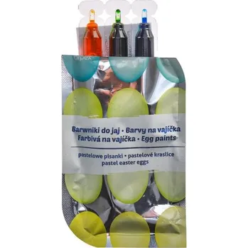 Velikonoční dekorace Arpex Barvy na vajíčka 3 x 4 g pastelové