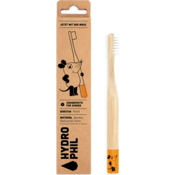 Zubní kartáček Hydrophil bambusový zubní kartáček soft, pro děti žlutá 2 ks