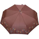 Skládací deštník Čára, hnědá
