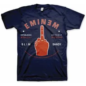 Pánská móda Merch Eminem: Tričko Detroit Finger L