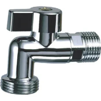 Vodovodní kohout Kohout kulový rohový 1/2"x3/4" pračkový (roháček k myčce) - chrom 552 CR