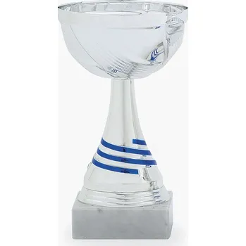 Cinkili Pohár C23043 stříbrný/modrý Označení: E, Výška: 11 cm, Průměr: 70 mm