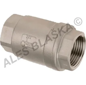 Ventil Nerezová zpětná klapka UNIVERZÁLNÍ s pružinkou, sedlo kov/kov, - NEREZ - INOX (zpětný ventil) - 1/4" T-2WC