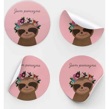 Samolepící dekorace ePiPí Samolepka - Jsem princezna