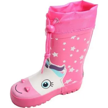 Dívčí holínky Dětské holínky Wolf Y2201A vel. 23,25,26,27 růžové