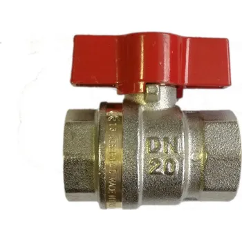 Vodovodní kohout EFFEBI - Itálie | Kulový kohout (ventil) ASTER plnoprůtokový, FF, motýl - 3/4" 0824