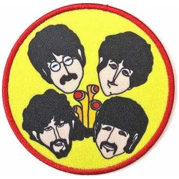 Nášivka Merch The Beatles: Nášivka Yellow Submarine Perryscopes & Heads