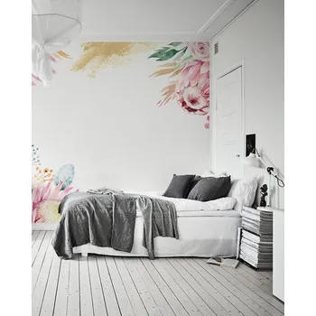 Tapeta Coloray Fototapeta Minimalistický květinový design Samolepící Fototapeta Vliesová 250 x 250 cm coloraydecor-f-as-205301046-modyfikacja