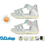 D.D.Step D.D. step dívčí sandály AC048-204BM Barva: modrá, Velikost: 28