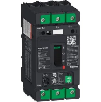 Jistič GV4PB115S Motorový jistič termo-magnetická sp. 115A 100kA UL489,Schneider Electric