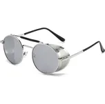 Oválné sluneční brýle Cyber Steampunk Stříbrné zrcadlovky Lifestyle 97k-cube