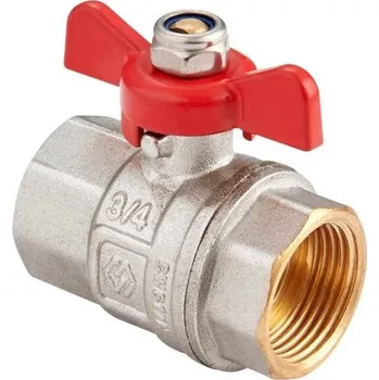 Vodovodní kohout Kulový kohout 1/2" FF motýl