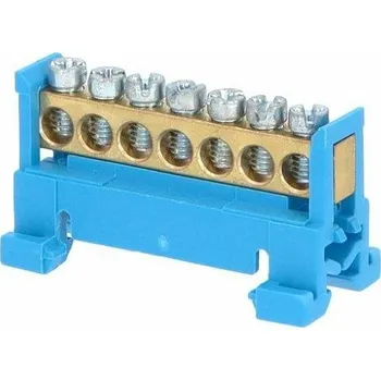 Stavebniny Eleman 7405 nulovací a rozbočovací můstek modrý