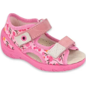Dívčí sandály Sandálky Befado Sunny 065P143 růžové s koženou stélkou velikost: 24