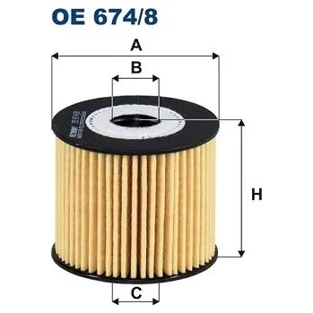 Auto-moto Olejový filtr FILTRON OE 674/8