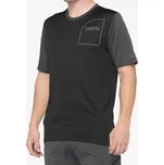 dres 100% Ridecamp Short Sleeve Jersey black/charcoal