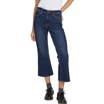 Dámské džíny VOLCOM kalhoty - stoney kick flare tokyo indigo blue (TKB)