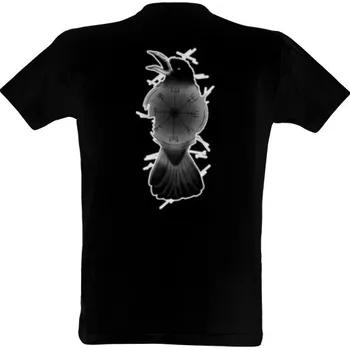 Tričko s potiskem Black bird pánské