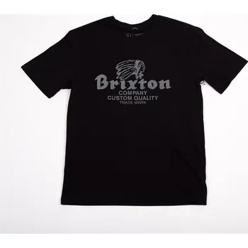 Pánské tričko BRIXTON triko - Tanka Prem Black/Grey (BKGRY)