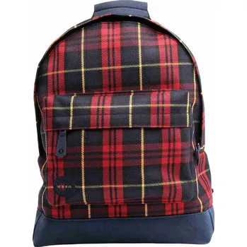 Městský batoh MI-PAC batoh - Tartan Burgundy (005)